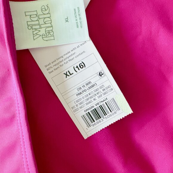 Wild Fable NWT purple low rise high leg cheeky bikini bathing suit bottoms XL - Picture 13 of 14